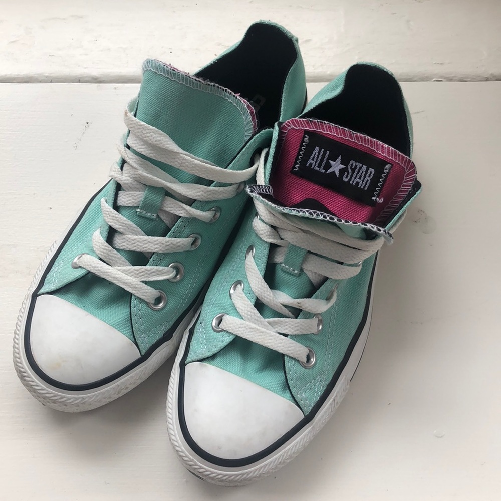 Teal converse